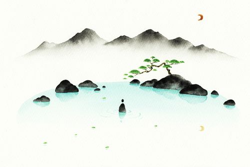 我做了一顿晚餐,在望晚霞归路-BUG-Fly